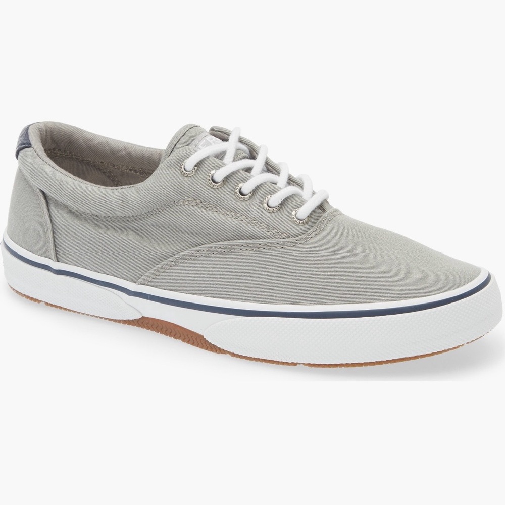Men's Sperry Gray Canvas Sneakers
